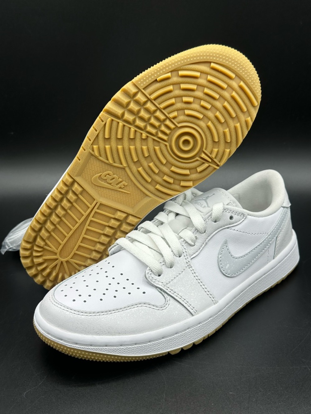 Nike Air Jordan 1 Low G Golf Shoes White Navy Blue DD9315-111 Mens Size 4.5